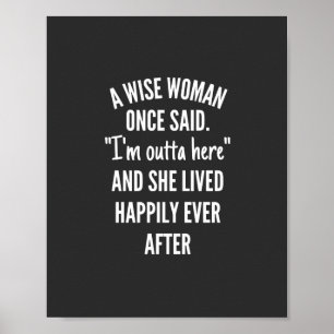 Zonder titel designEen vrouw die ooit zei dat ik u Poster