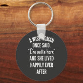 Zonder titel designEen vrouw die ooit zei dat ik u Sleutelhanger (Voorkant)