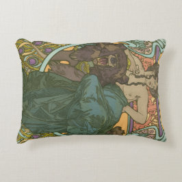 Zonder titel door Alphonse Mucha (1902) Accent Kussen