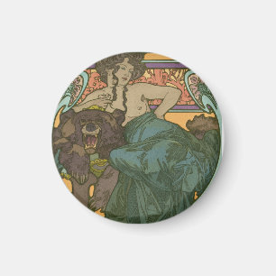 Zonder titel door Alphonse Mucha (1902) Magneet