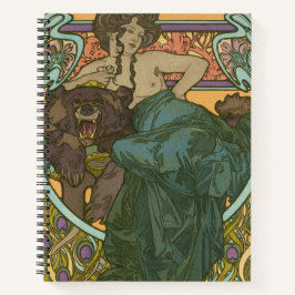 Zonder titel door Alphonse Mucha (1902) Notitieboek