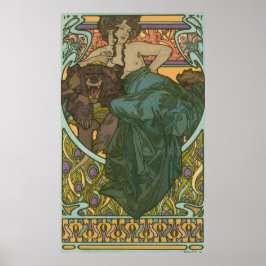 Zonder titel door Alphonse Mucha (1902) Poster