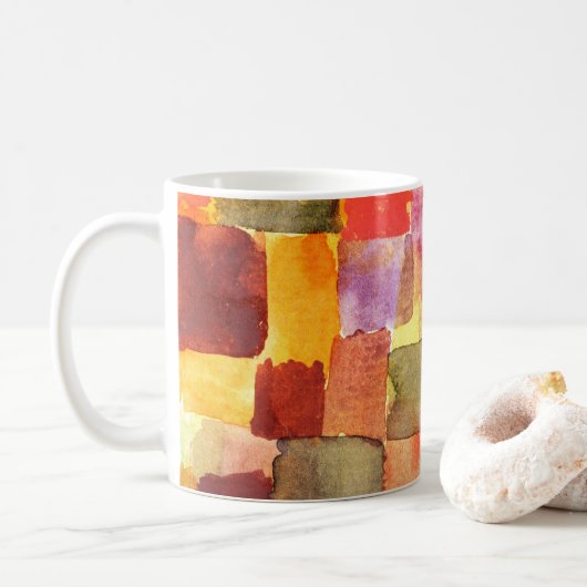Zonder titel door Paul Klee Abstract Art Koffiemok (Met donut)