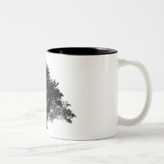 Zonder titel — Grayscale-11 Tweekleurige Koffiemok