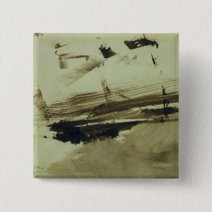 Zonder titel of: Eroeping van een eiland, 1870 Vierkante Button 5,1 Cm