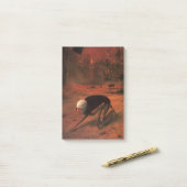 Zonder Titel (The Creature) van Zdzislaw Beksinski Post-it® Notes (Op bureau)