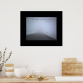 Zonder visie sterven de mensen poster (Keuken)