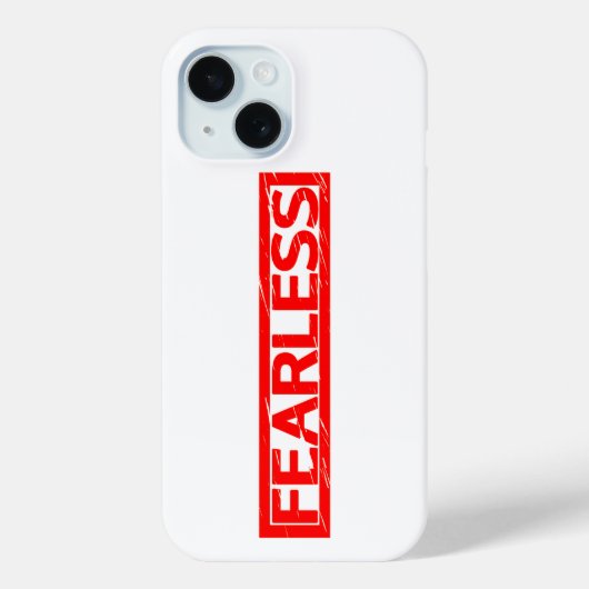 Zonder Vrees Stempel Case-Mate iPhone Case (Achterkant)