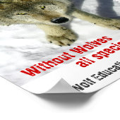 Zonder Wolven Poster (Hoek)