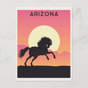 zondreizen in het Horse gebergte in Arizona Briefkaart