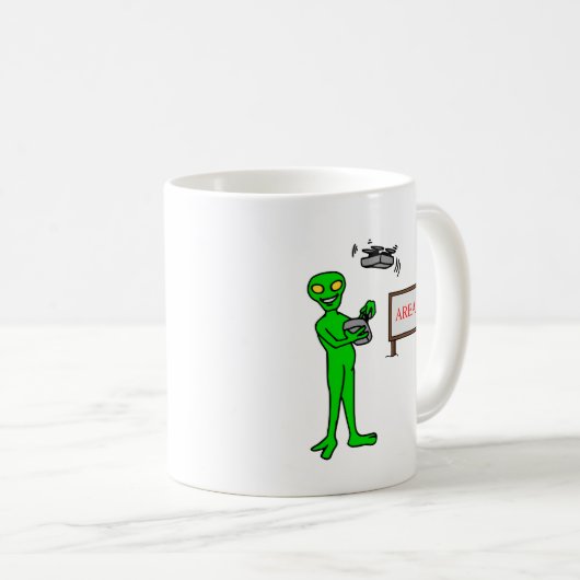 Zone 51 Mug de café (Devant droit)