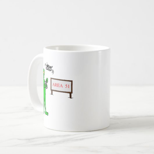 Zone 51 Mug de café (Devant gauche)