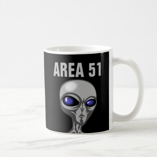 Zone 51, Mug de café Alien (Droite)