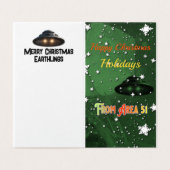 Zone 51 Salutation de Noël (Outside Unfolded)