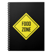 Zone alimentaire | Signal routier | Carnet Spiral (Devant)