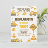 Zone de construction Invitation d'anniversaire (Debout devant)