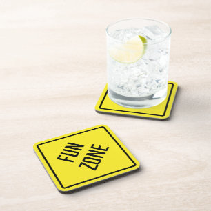 Zone de divertissement Dessous de verre en plastiq