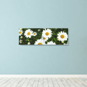 Zone de marguerite toile enrobée Imprimer (Insitu (Plancher de Bois))