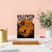 Zone de sorcière d'Halloween Cimetière de chat noi (Mariage)
