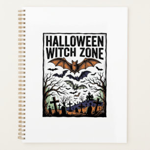 Zone de sorcière d'Halloween Dessin de chauves-sou