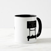 Zone de travail Prochain 10 Miles Mug (Devant droit)