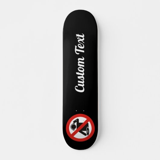 Zone libre DJ Skateboard Deck (Devant)