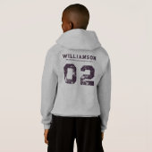 Zone personnalisée Lacrosse Team Club Nom Numéro d (Dos entier)