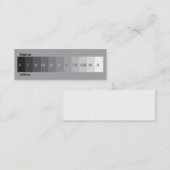 Zone-systeem Mini Visitekaartje (Voorkant / Achterkant)