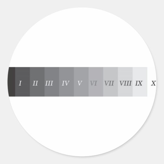 Zone-systeem Ronde Sticker (Voorkant)