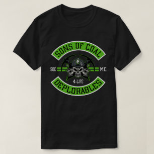 ZONEN VAN DE STEENKOOL VERFOEILIJKE T-SHIRT