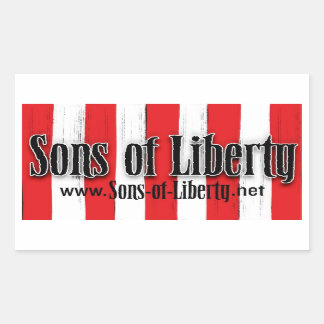 Zonen van Liberty FLAG sticker