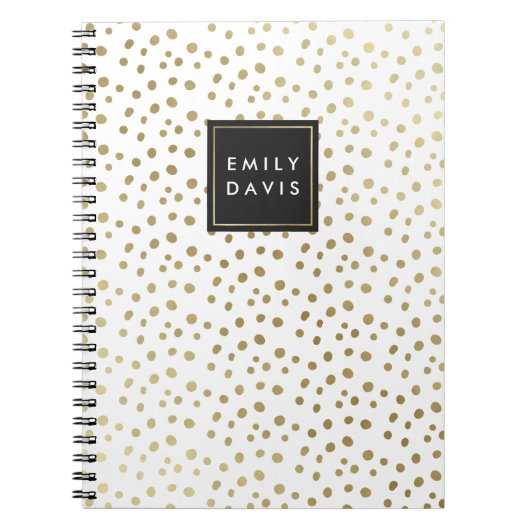 Zones blanches et dorées | Carnet (Devant)