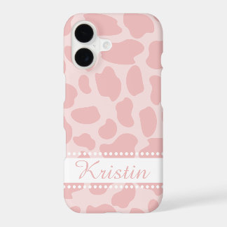 Zones de girafe rose