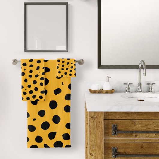 Zones de guépard orange noir