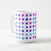 Zones dessinées à la main Mug personnalisée (Devant gauche)