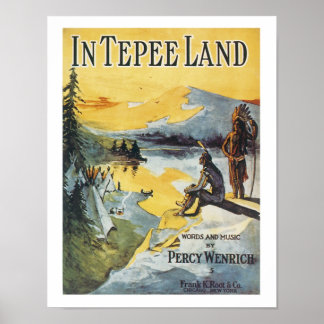 Zong in Tepee Land  Art Poster