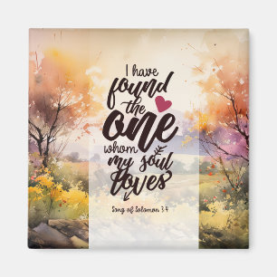 Zong Solomon 3:4 Ik heb de One Bible gevonden Magneet