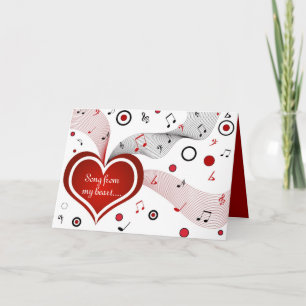 Zong uit mijn hart - kaart