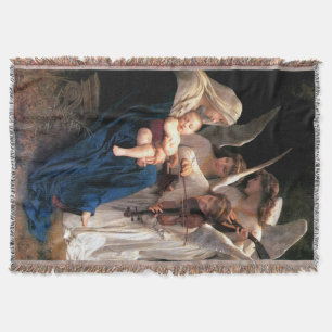 Zong van Angels Maagd Mary & Child Jesus Blanket Deken