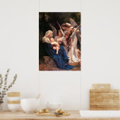 Zong van de Angels Bouguereau Fine Art Poster (Keuken)