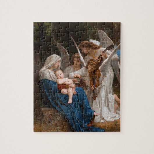 Zong van de Angels door William-Adolphe Bouguereau Legpuzzel (Verticaal)