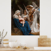 Zong van de Angels door William-Adolphe Bouguereau Poster (Keuken)