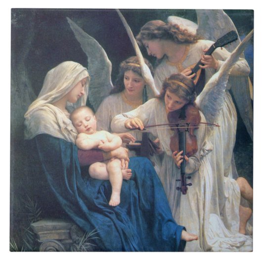 Zong van de Angels Fine Art Tegeltje (Voorkant)