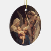 Zong van de Angels Religieuze kerstversiering Keramisch Ornament (Rechts)