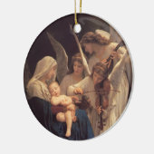 Zong van de Angels Religieuze kerstversiering Keramisch Ornament (Links)
