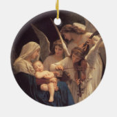 Zong van de Angels Religieuze kerstversiering Keramisch Ornament (Achterkant)
