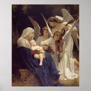 Zong van de Angels — William Bouguereau Poster