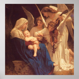 Zong van de Angels — William Bouguereau Poster