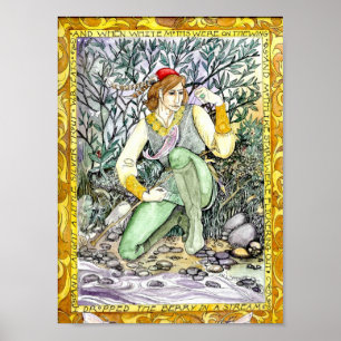 Zong van de Wandering Angus Poster