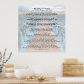 Zong van Mozes Poster (Keuken)